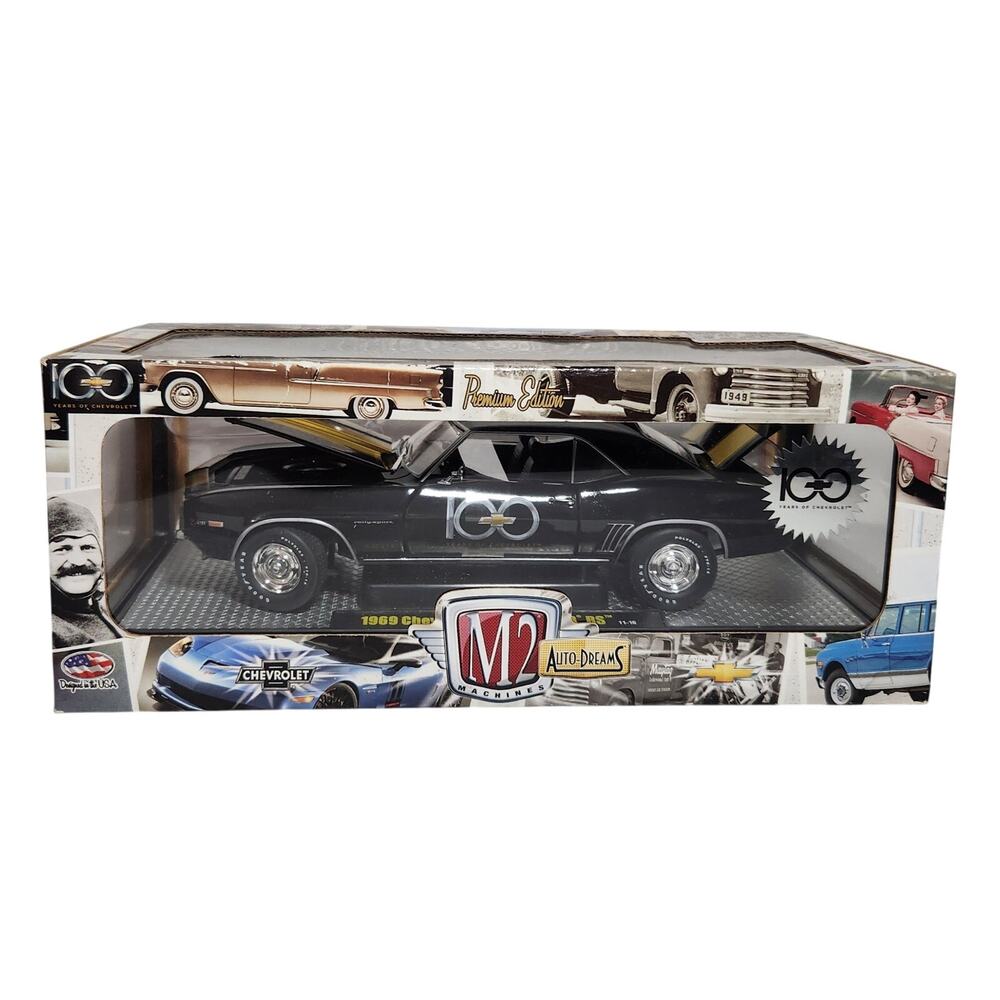 M2 Machines '69 Chevrolet Camaro Z/28 RS Premium Ed. 1:24 Scale Die-Cast New